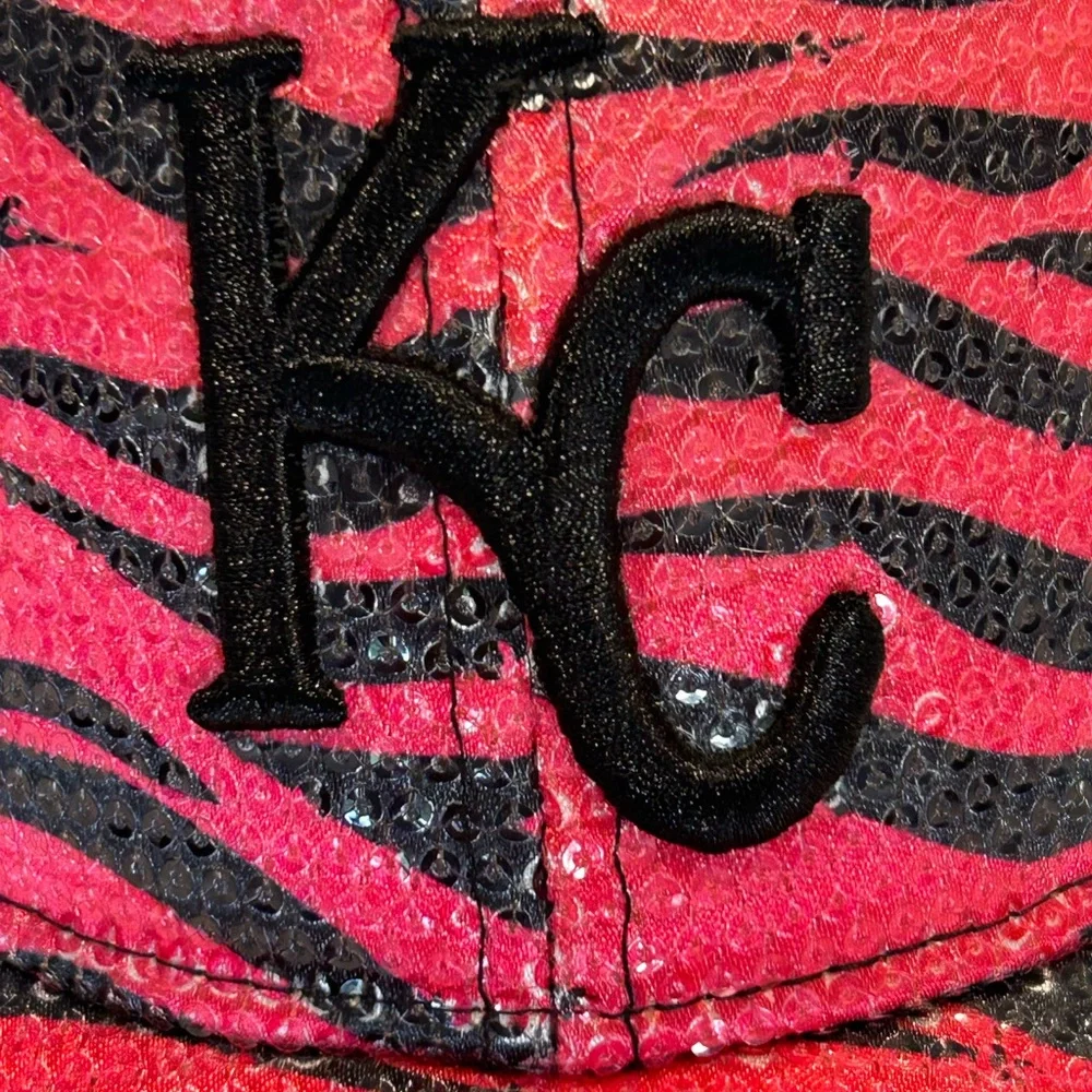 New Era Pink and‎ Black Zebra Print Hat